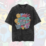 MADMAN Oversized Washed Anime T-Shirt GRAFFITY | WO GV-3