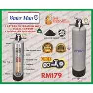 Waterman Outdoor Water Filter FRP 9''x42'' / Penapis Air Luar Rumah 6 Layer Lapis / 沙石户外过滤器