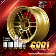 GOD1 Gold Racing Girl | Sport Rim Series | 2K Paint Rim Kereta Emas Aerosol Spray Cat Bancuh DIY