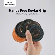 360 Rotating Magnetic Keephone Kevlar Grip Ring Stand - Multifunctional Folding Ultralight Magnetic 