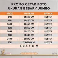 Print Large Size Photos | 10R 12R 14R 16R 16RP 20R 20RP 24R 24RP 30R | Request Jumbo Size | Custom L