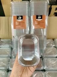 🔥COD🔥ถ้วยฟอยด์ 4003 ถาดฟอยล์ ถ้วยฟอยล์มีฝา ถ้วยฟอยล์อบขนม 4330-a/4003 แยกถาด-ฝา แพ็คสุดคุ้ม 1แพ็ค100