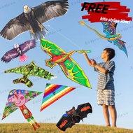 Get Freebies 30m kite string big kite for kids big size kite for adults with string long tail kite f