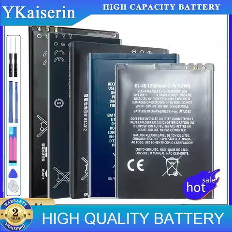 BL-4D BL-4U BL 5C/5CA/5CT/5J BLC-2 BLD-3 BN-06 BP 4GW/4L/6M BV-5J Battery For Nokia N97 E75 N72 1100