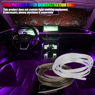 3M5M6M8M10M Auto Neon Fiber Optic Wire Extended Strip Light Car Interior Ambient lighting Guide Accessories Atmosphere light