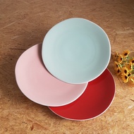 00203 Color Ceramic Dinner Plate POLOS Ceramic Plate/ Flat Dinner Plate/ Ceramic Dinner Plate/ Ceram