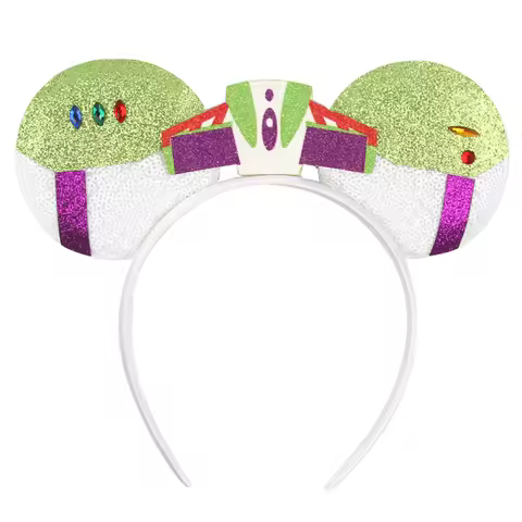 Cute 3.3'' Sequin Mouse Ears Headband Boys Hairband Women Festival Party Head Wear Decoration Girls 