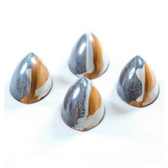 PAVONI, Praline Mould - Semi Oval, 41 x 24 x H 20 mm, (275 x 135 mm)