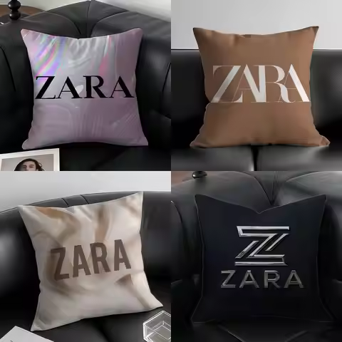 Fast Fashion Elegant Design ZARA-A Pillow Case Anti-dustmite Pillowcase Invisible zipper silky short