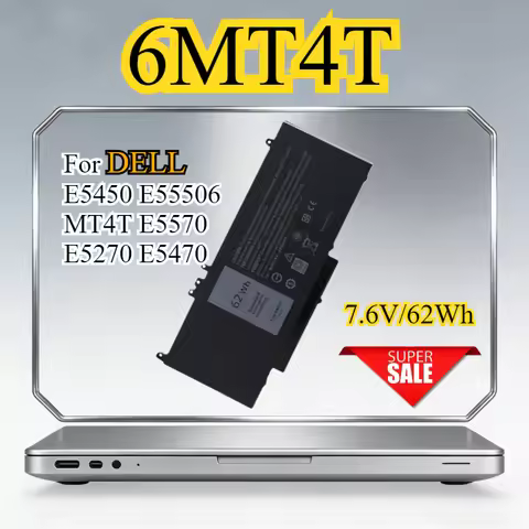 6MT4T 7.6V 62Wh Laptop Battery for Dell Latitude E5450 E5470 E5570 E5550 E5270 Precision 3510 0HK6DV