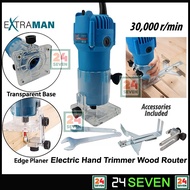 EXTRAMAN WOOD TRIMMER MACHINE 720W WOOD TRIMMER ROUTER MACHINE 6.356MM HAND TRIMMER PALM ROUTER TRIM