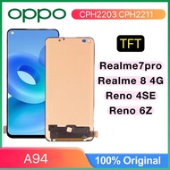 หน้าจอ LCD วัสดุ TFT และชุดประกอบ Digitizer สำหรับ OPPO Reno4 SE /  Realme 7 Pro /Realme 8 4G / Reno6z / A94 (จอใช้ร่วมกัน)