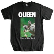 News Of The World 70s Rock Queen S-3XL Color White Tees Men's T-Shirt Men Cotton Fashion Tshirt Male