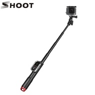 SHOOT 39 Inch Extendable Handheld Selfie Stick Monopod for Gopro 6 5 4 Session Xiaomi Yi 4K 4K+ SJCA