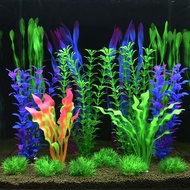 Fish Tank Aquarium Landscaping Decoration Plastic Aquarium Plant Set Simulation Aquatic Plant Combin