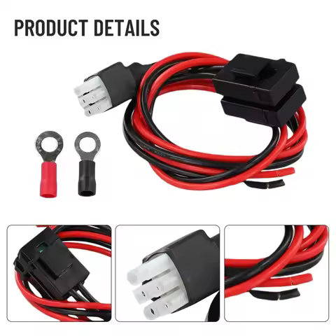 Convenient And Reliable 6Pin DC Power Cable For Kenwood Radio TS50s TS60s TS140 TS440 TS450 Compatib