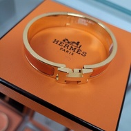 Hermes Clic H橙色手鐲