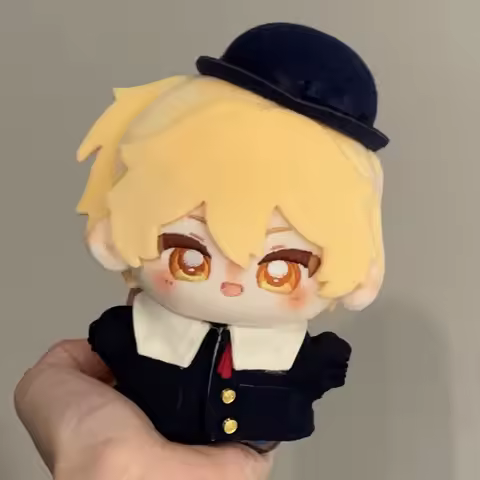 Stuffed 10cm Genshin Impact Aether Plushie Toys Game Aether Plush Dolls Backpack Decorative Pendants