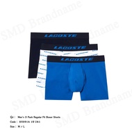 Lacoste กางเกงชั้นในผู้ชาย รุ่น Mens 3 Pack Regular Fit Boxer Shorts Code: 5H5916 10 U61