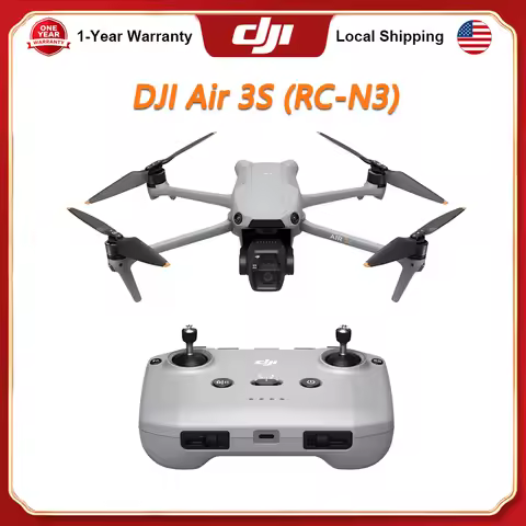 DJI Air 3S Drones (DJI RC-N3) Fly More Combo (DJI RC2) with Camera Drone 4K Professional Dual-Camera