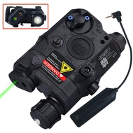ActionUnion Airsoft PEQ 15 IR Laser PEQ Box White Flashlight + Green Laser Sight with IR Upgrade Ver