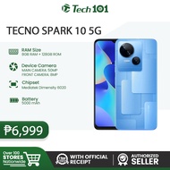 Tecno Spark 10 5G (8GB+128GB) -  With Official Receipt With Warranty - Authorized Seller
