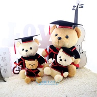 gấu bông jellycat gấu bông cute gấu bông capybara gấu bông mini Graduation Doll Souvenir Teddy Bear Bachelor's Suit Doctor Cap Doll Graduation Bear Couple Doctor Bear Plush Toy