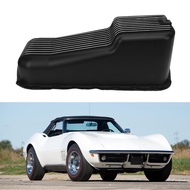 fi2kph Matybobe High Strength Aluminum Engine Oil Pan Sump Finned Black 4 Quarts for V8 1958-1979 Cl