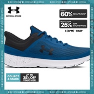 Under Armour Mens UA Charged Escape 4 Knit Running Shoes - BLUE (402)