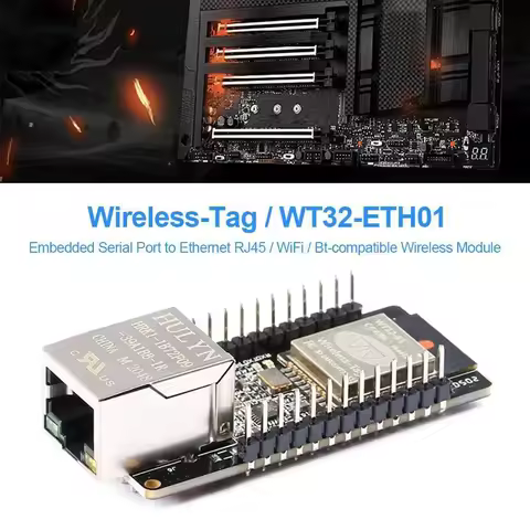 WT32-ETH01 Embedded Serial Port Wireless Module Board Networking Ethernet Wireless Module Wireless M