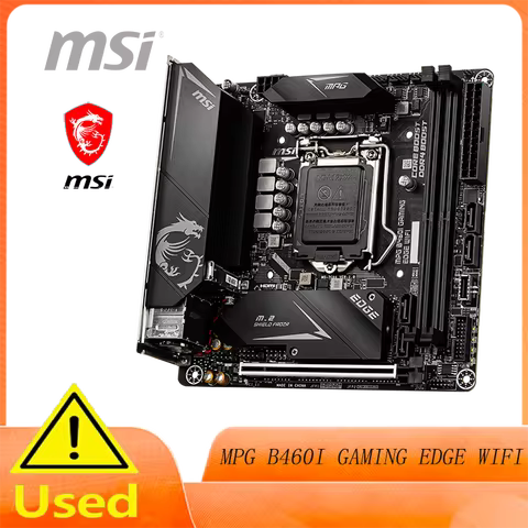 MSI MPG B460I GAMING EDGE WIFI Motherboard Intel B460 LGA1200 DDR4 M.2 Mini-ITX