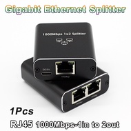 100/1000Mbps Ethernet Network Splitter 1to2/1to4RJ45 Network switch Universal Compatibility for Cat5