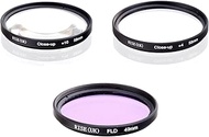 Rhinos Blog 52mm Camera Lens Filter FLD Filter +4 +10 Close Up Filter Bundle For Kodak PIXPRO AZ528 