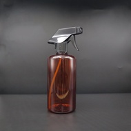 BOTOL PLASTIK 500ML AMBER SPRAY TRIGGER KISPRAY - BOTOL 500ML AMBER NATURAL SPRAY TRIGGER KISPRAY