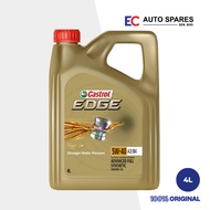 CASTROL EDGE 5W40 SN A3/B4 Fully Synthetic Engine Oil (4L) 5W-40 5W 40