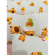 Capybara Cuddle Bamboo Pillow