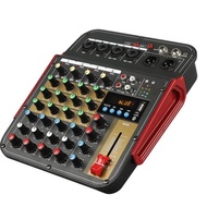 Digital 4 Channel Audio Mixer Audio Mixer Console Built-In Phan