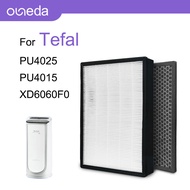 Air Purifier Parts HEPA Filter Activated Carbon Filter For Tefal XD6060F0 PU4025 PU4015 Deodorizing Replacement filter