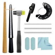 Ring Mandrel Ring Sizer Tool Ring Measurer with Quarter Sizes Finger Size Measuring Ring Shaper to F