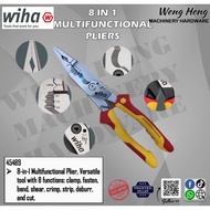 Wiha 8-in-1 Multifunctional Electrician Plier - 45489