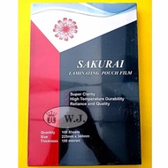 Sakurai F4 Laminating Plastic (22.5x34cm).