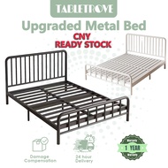 TABLETROVE Queen Metal Bed Frame with Bed Plate Queen/Super Single Katil Besi Katil hostel Bed Base 