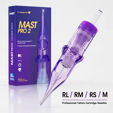 Mast Pro2 Tattoo Cartridge Needles Art Makeup Needle RL/RS/RM/M 20pcs Disposable for Permanent Makeu