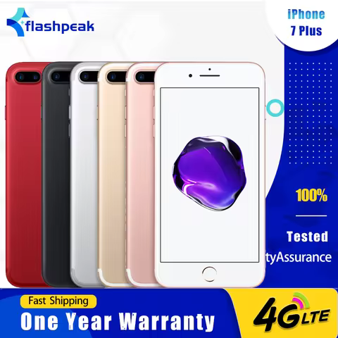 Original iPhone 7 Plus 32GB 128GB 256GB ROM 3GB RAM 5.5" Retina IPS LCD With Fingerprint NFC Unlocke