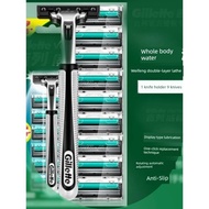 shaver man shaver Electric Razor Men's Manual Double-Layer Blade Razor Old-fashioned Razor Razor Raz