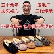 Snow Boots - Sheepskin Fur Fleece Winter Boots 2024