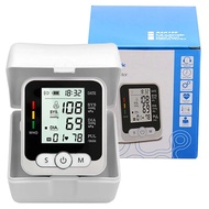 Medical Digital LCD Display Wrist Blood Pressure Pulse Heart Rate Monitor Tonometer Portable Automat