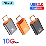 Elough 10A USB 3.0 Type-C อะแดปเตอร์ข้อมูล Type C OTG USB C USB แปลงสำหรับ Macbook ตัวเมีย Samsung Xiaomi ขั้วต่อ OTG เร็ว S20