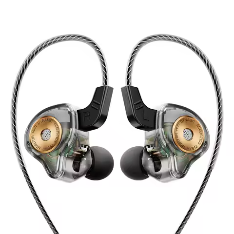 QKZ AK6-Ultra In-Ear Dynamic Driver Headphones, Mobile Phone Monitoring Headphones with In-line Cont