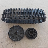 Rubber Track Garlic Retractor Track Small Robot Track Design Processing Machinery Chassis Track Asse
